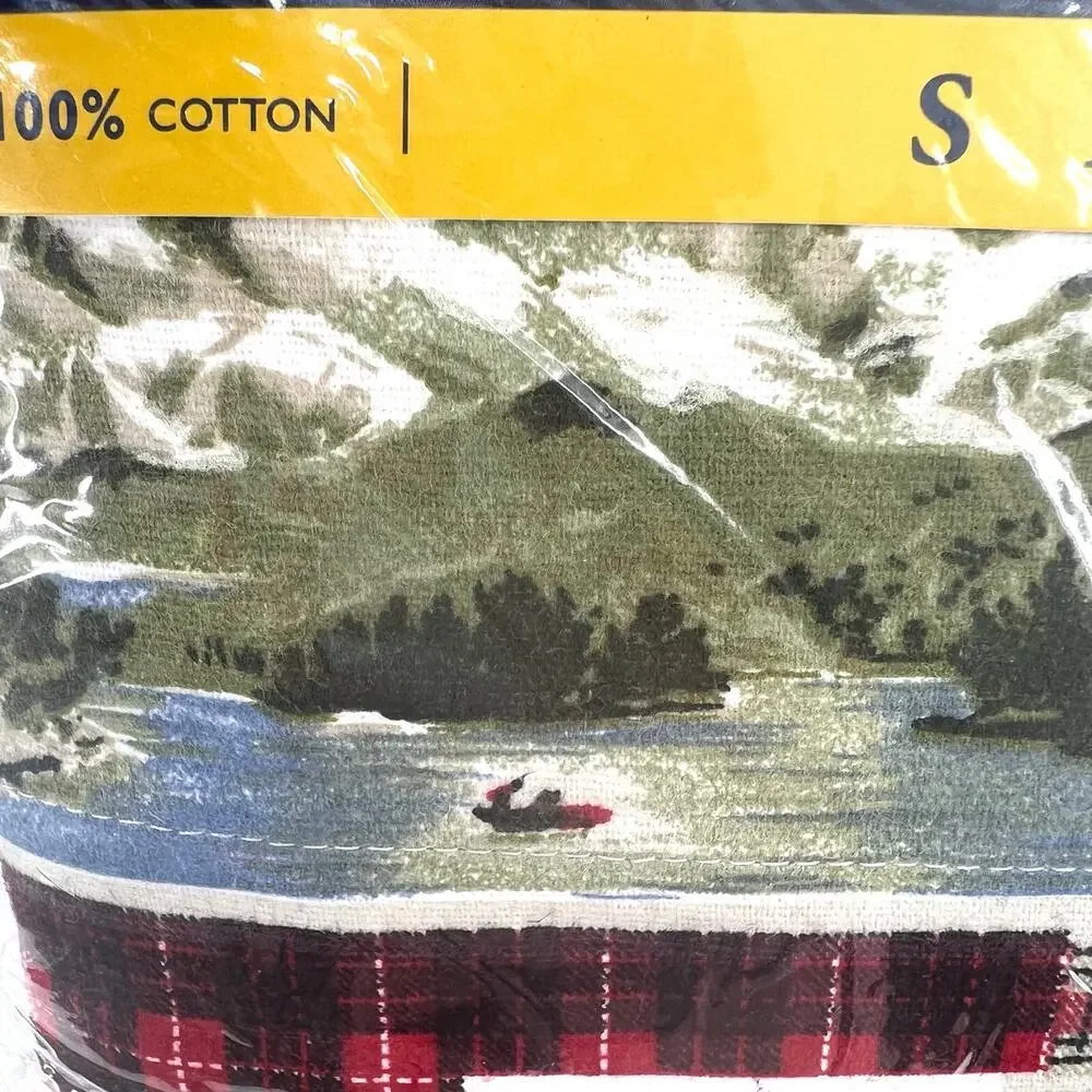 Charter Club Home cabin flannel sheet set